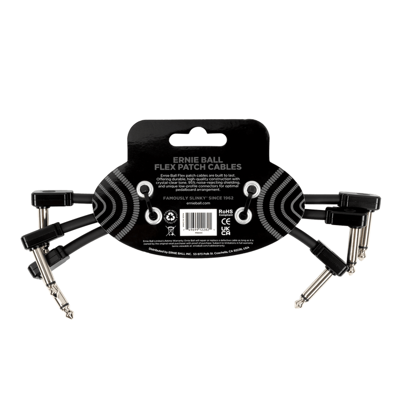 Ernie Ball Flex Patch Cables (Black)