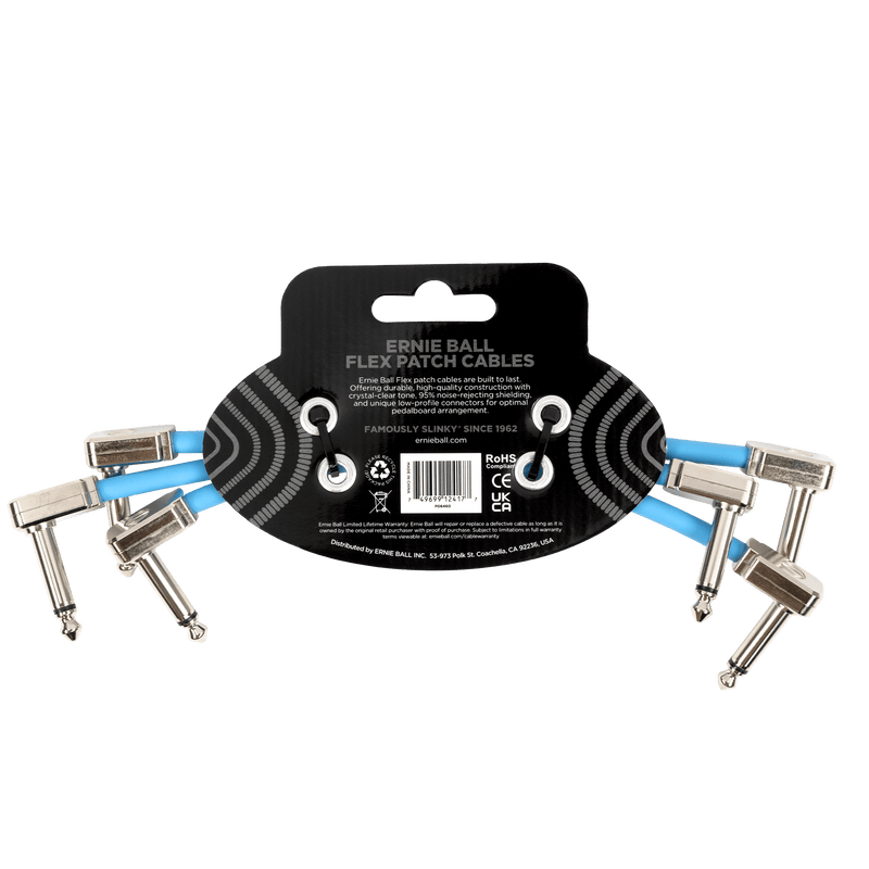 Ernie Ball Flex Patch Cables (Blue)