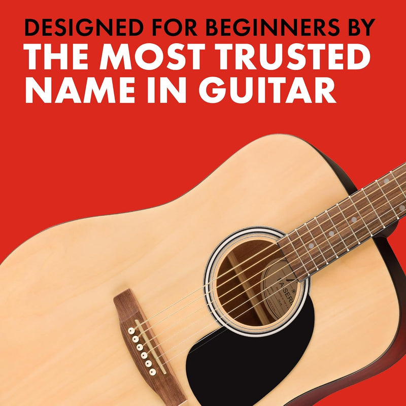 กีตาร์โปร่ง Fender FA-25CE Dreadnought, Natural