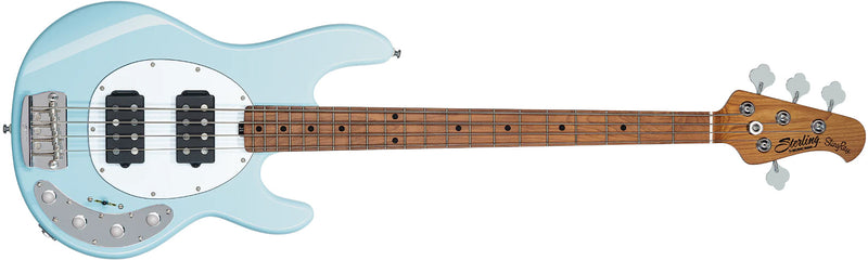 เบสไฟฟ้า Sterling RAY34 HH StingRay Bass Daphne Blue