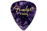ปิ๊กกีตาร์ Fender Celluloid Picks, 351 Shape Thin Purple Moto