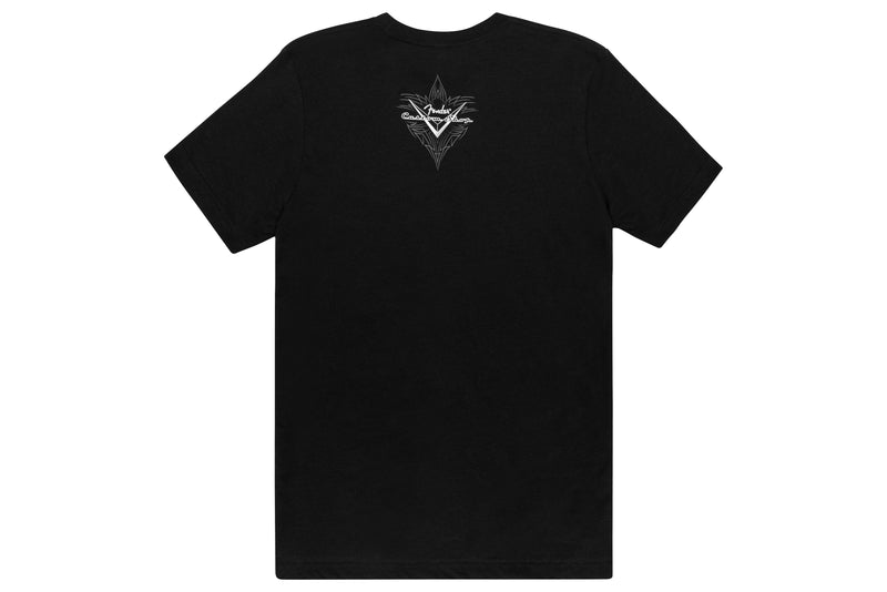 เสื้อยืด Fender Custom Shop Pinstripe T-Shirt, Black