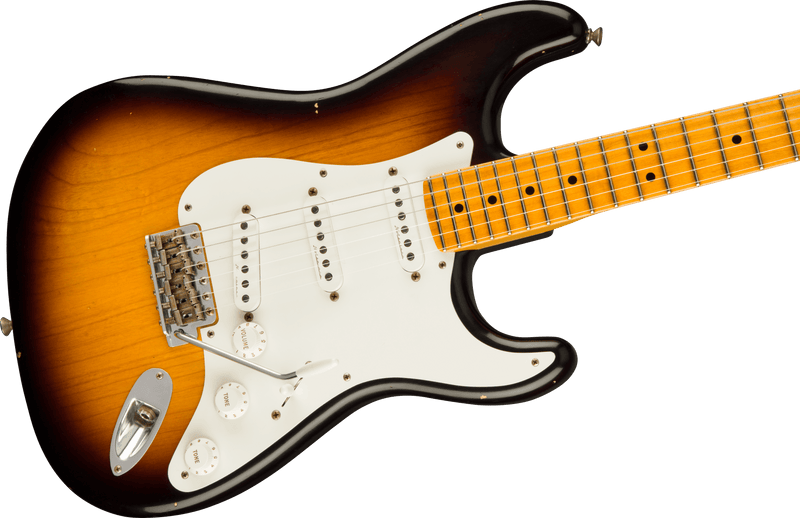 กีตาร์ไฟฟ้า Fender Custom Shop Eric Clapton Signature Stratocaster Journeyman Relic 2-Color Sunburst