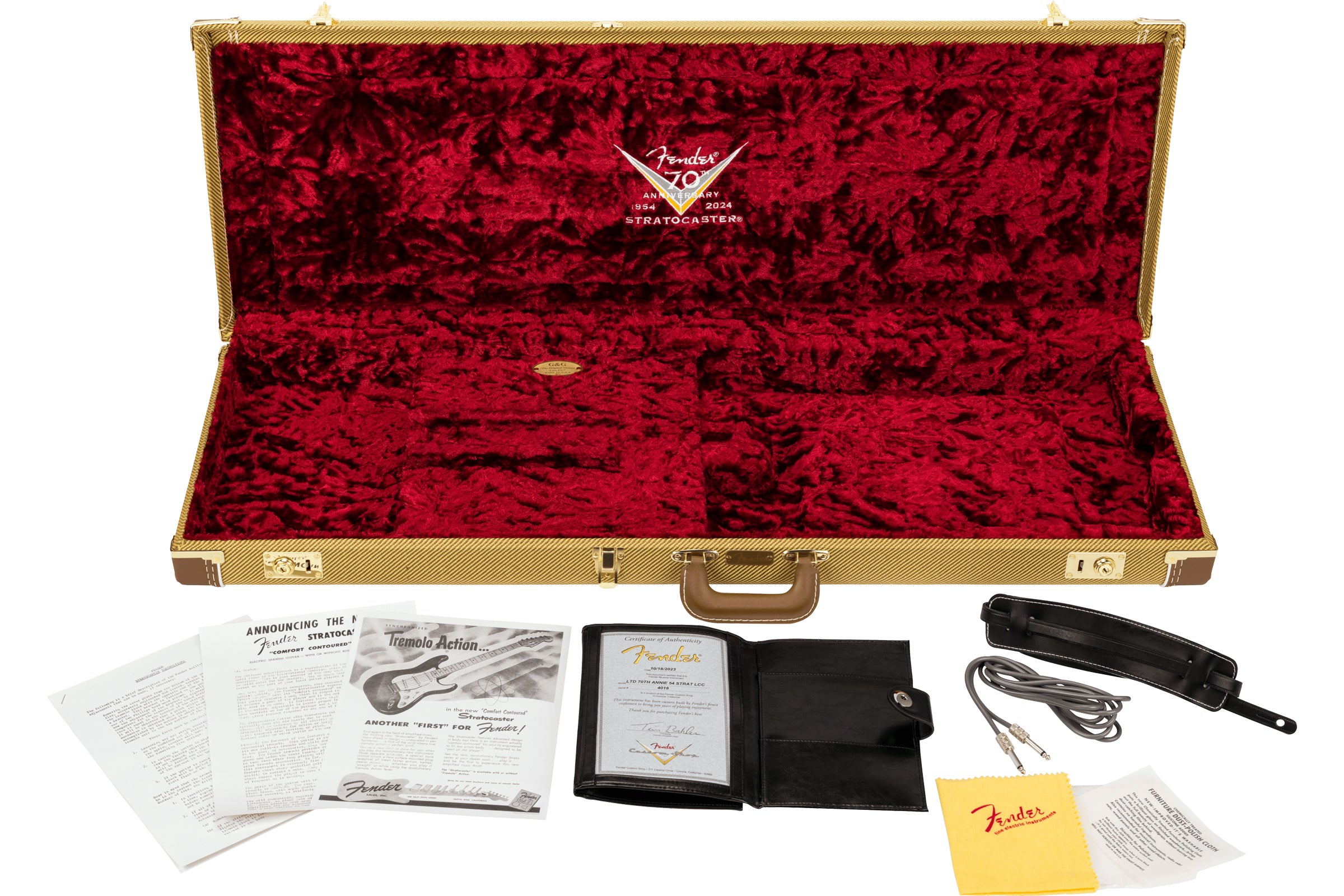 กีตาร์ไฟฟ้า Fender Custom Shop Limited Edition 70th Anniversary 1954 Stratocaster, Super Heavy Relic