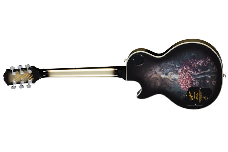 Epiphone Adam Jones Les Paul Custom Art Collection: Julie Heffernan’s “Study For Self-Portrait with Rose Skirt and a Mouse”