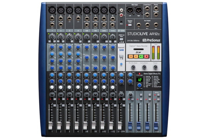 เครื่องมิกซ์เสียง มิกซ์เซอร์ PreSonus StudioLive AR12c Analog Mixer