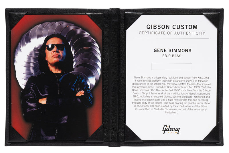 เบสไฟฟ้า Gibson Gene Simmons EB-0 Bass