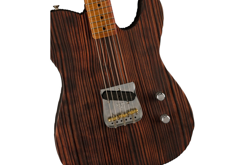 กีตาร์ไฟฟ้า Fender Custom Shop California Streetwoods Shou Sugi Ban Redwood Esquire - Closet Classic, Masterbuilt By Andy Hicks, Stained Natural (One Of A Kind)