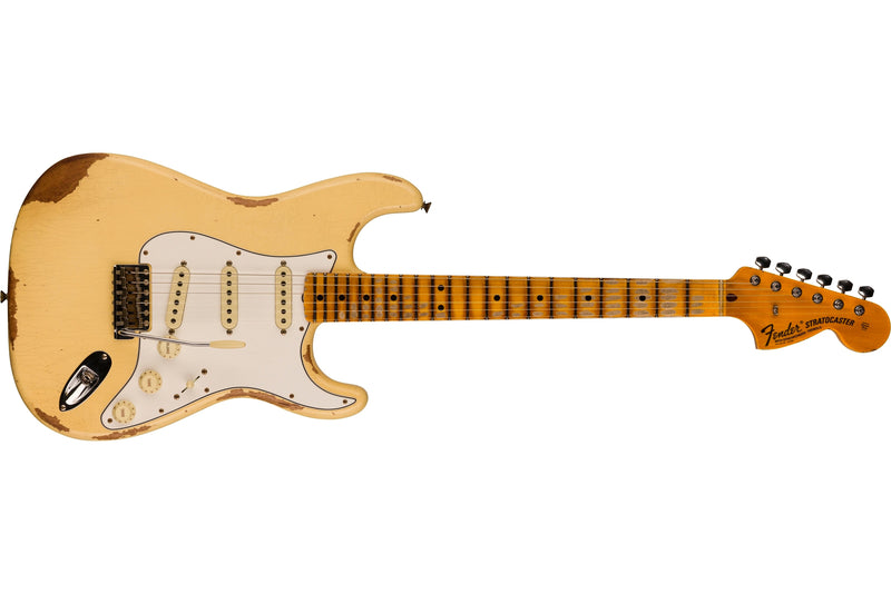 กีตาร์ไฟฟ้า Fender Custom Shop Limited Edition '69 Strat - Heavy Relic, Aged Vintage White