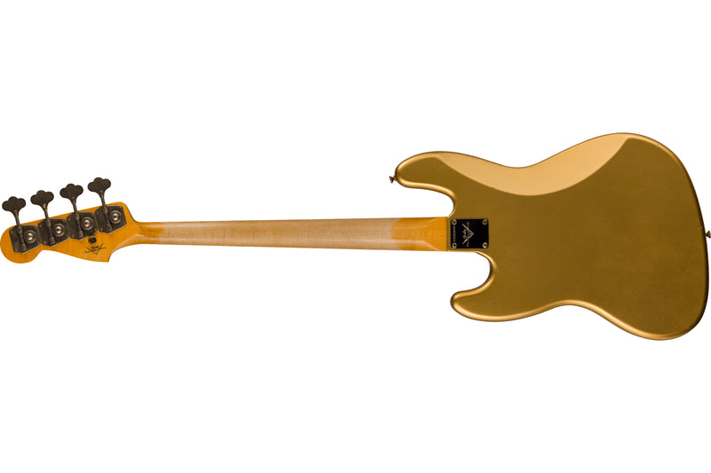 กีตาร์เบส Fender Custom Shop 1963 Jazz Bass Journeyman Relic, Aged Aztec Gold