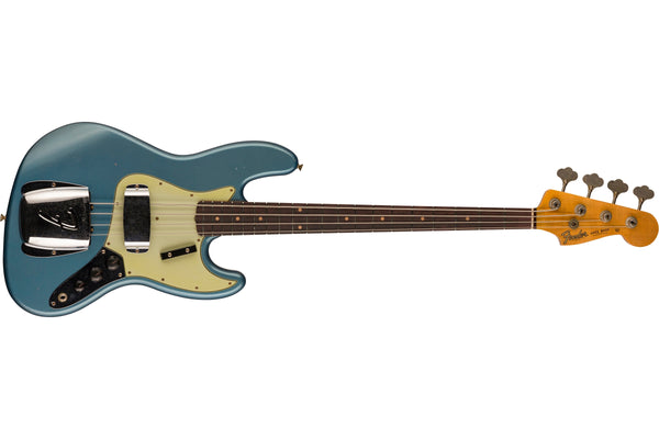 เบสไฟฟ้า Fender Custom Shop 1964 Jazz Bass Journeyman Relic, Aged Lake Placid Blue