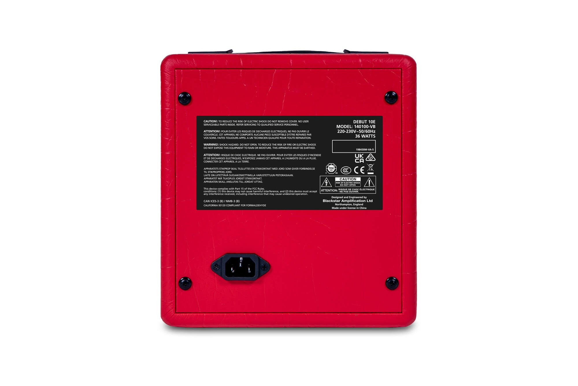 แอมป์กีต้าร์ไฟฟ้า Blackstar Debut 10E Red – เบ๊ เงียบ เส็ง