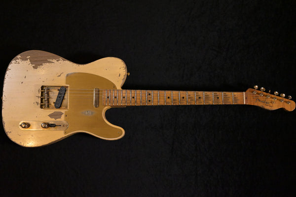 Fender Custom Shop 52 Telecaster Heavy Relic, White Blonde - Dale Wilson กีตาร์ไฟฟ้า