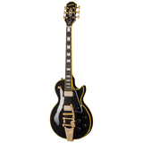 กีตาร์ไฟฟ้า Epiphone Joe Bonamassa 1959 Les Paul Custom, Antique Ebony ด้านหน้า เต็มตัว