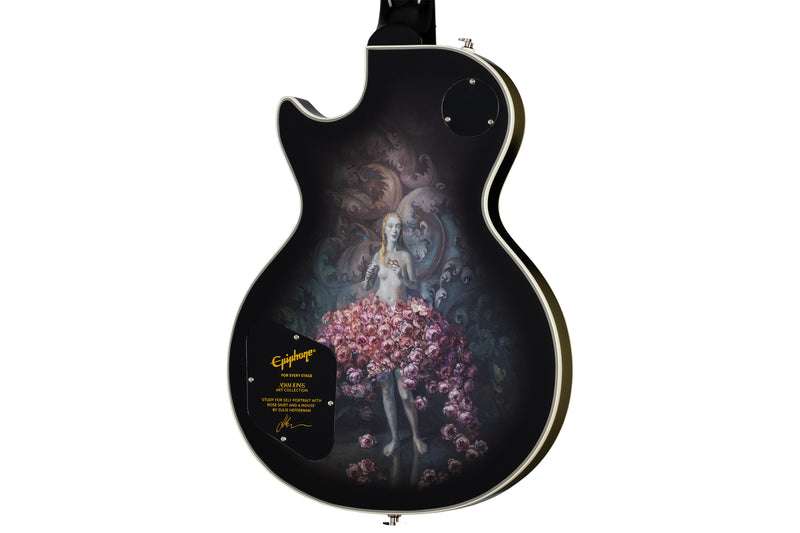 Epiphone Adam Jones Les Paul Custom Art Collection: Julie Heffernan’s “Study For Self-Portrait with Rose Skirt and a Mouse”