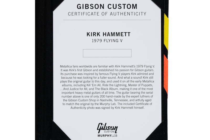 Gibson Kirk Hammett 1979 Flying V