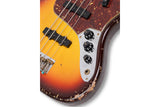 Fender Custom Shop 1961 Jazz Bass, Heavy Relic, Chocolate 3 Tone Sunburst, Masterbuilt by Andy Hicks เบสไฟฟ้า