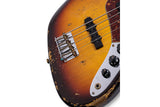 Fender Custom Shop 1966 Jazz Bass, Heavy Relic, Aged Chocolate/3 Tone Sunburst, Masterbuilt by Jason Smith เบสไฟฟ้า