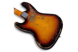 Fender Custom Shop 1966 Jazz Bass, Heavy Relic, Aged Chocolate/3 Tone Sunburst, Masterbuilt by Jason Smith เบสไฟฟ้า