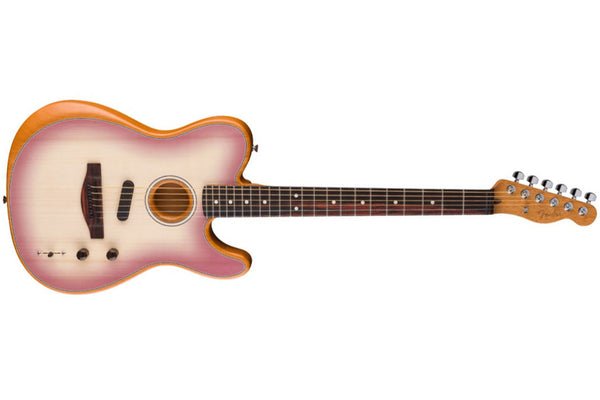 กีต้าร์โปร่ง Fender Acoustasonic Player Telecaster, Burgundy Burst