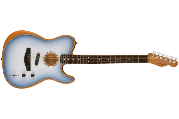 กีต้าร์โปร่ง Fender Acoustasonic Player Telecaster, Sapphire Blue Burst