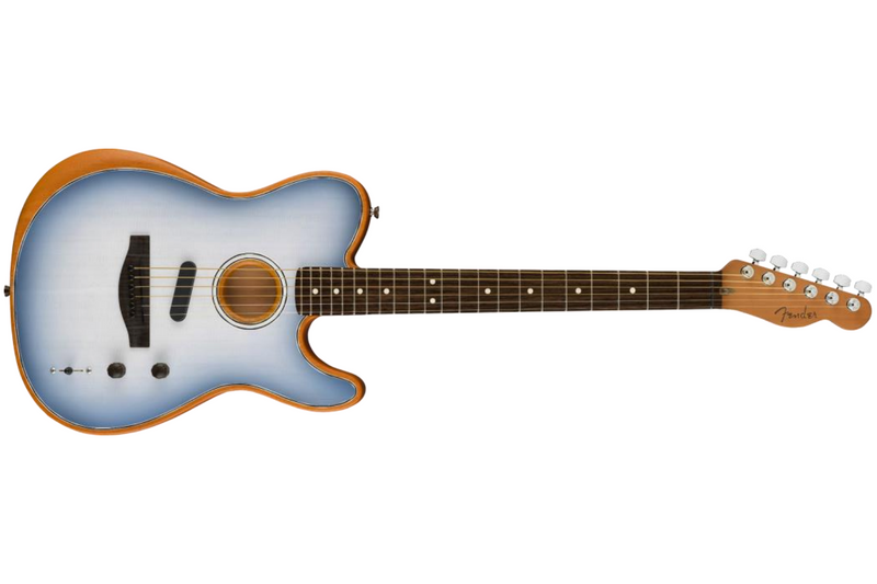 กีต้าร์โปร่ง Fender Acoustasonic Player Telecaster, Sapphire Blue Burst