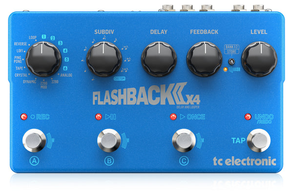 เอฟเฟคกีตาร์ เสียงดีเลย์ TC Electronic Flashback 2 X4 Delay