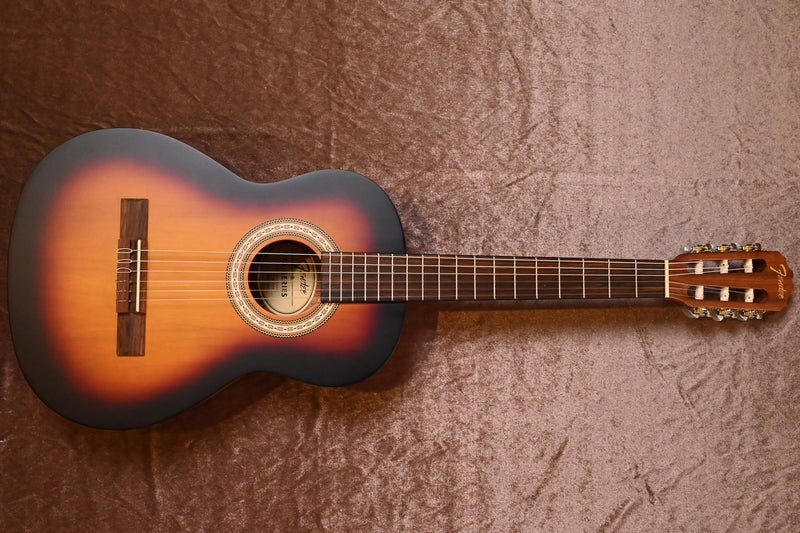 กีตาร์คลาสสิค Fender FA-25N 3/4 Size Nylon String, Sunburst