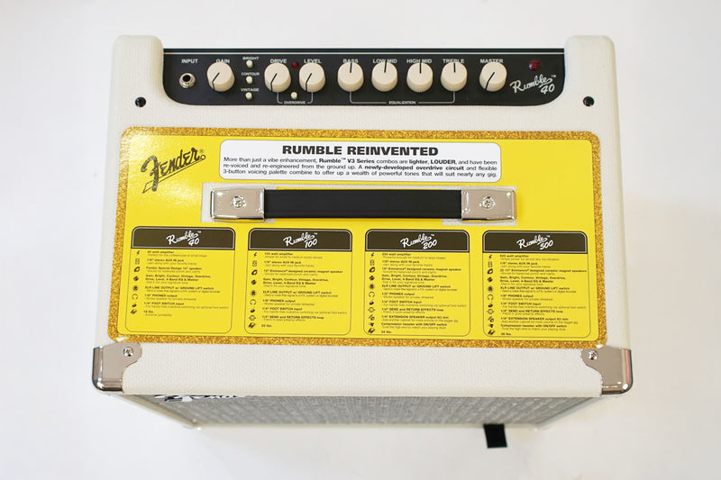 แอมป์เบส Fender Rumble 40 V3 Ivory
