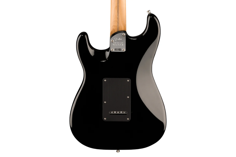 Fender American Ultra II Stratocaster, Roasted Maple Neck, Black กีต้าร์ไฟฟ้า