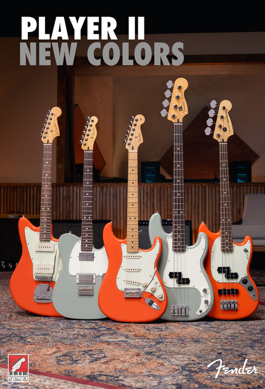 Fender Player II New Color กีตาร์ไฟฟ้า เบสไฟฟ้า