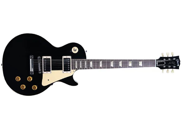 กีตาร์ไฟฟ้า Gibson Custom Shop 1957 Les Paul Standard, All Ebony Gloss, No Antique Coat