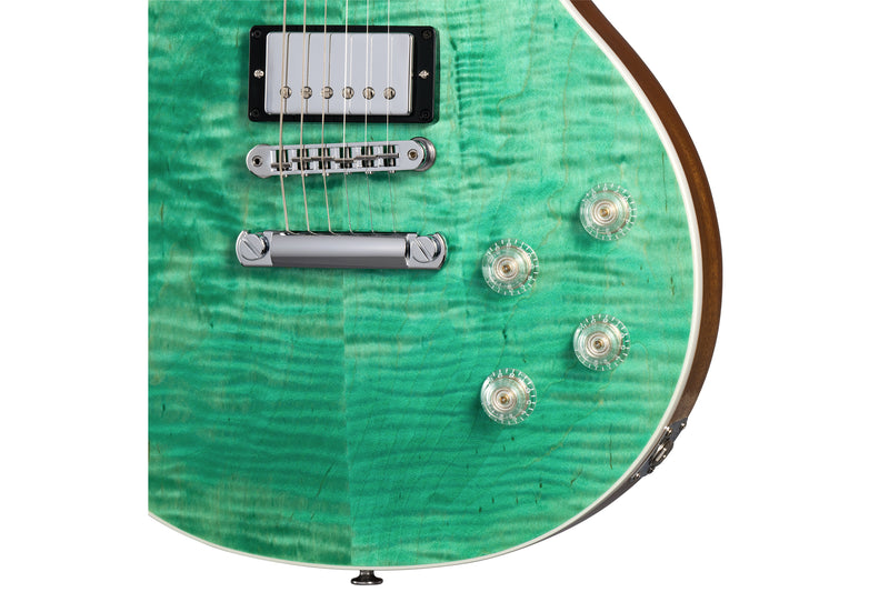 กีต้าร์ไฟฟ้า Gibson Les Paul Modern Figured Seafoam Green