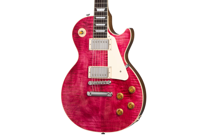 กีตาร์ไฟฟ้า Gibson Les Paul Standard 50s Figured Top Translucent Fuchsia