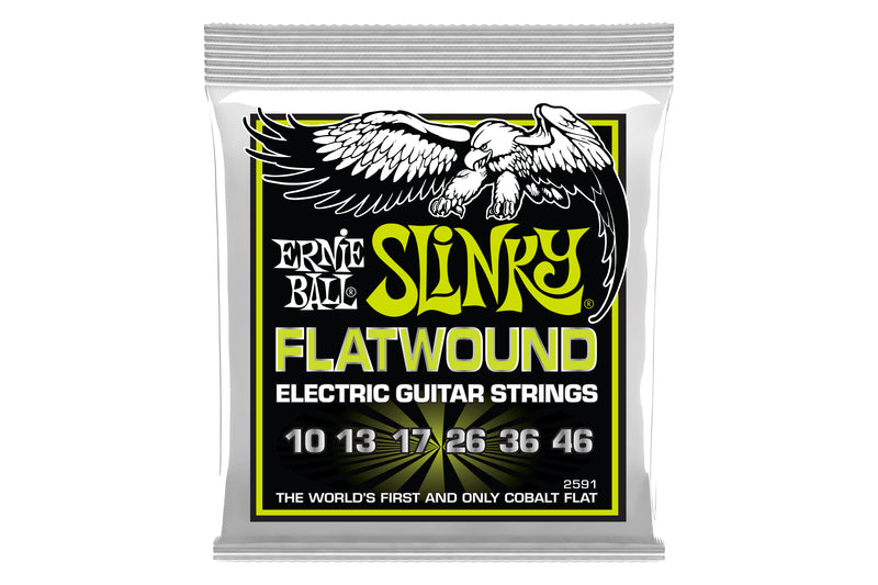 สายกีตาร์ Ernie Ball Regular Slinky Cobalt Flatwound Electric Guitar Strings 10-46 Gauge