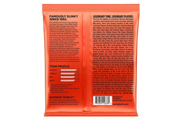 Ernie Ball Slinky Nickel Wound Long Scale 6-String Electric Bass Strings 32-130 Gauge สายเบส 