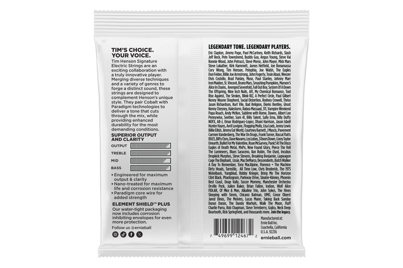 Ernie Ball Tim Henson Signature Electric Guitar Strings - 9.5-46 Gauge สายกีตาร์ไฟฟ้า