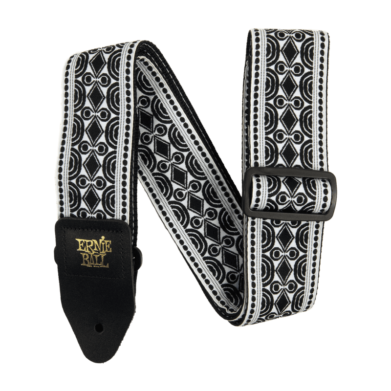 สายสะพายกีต้าร์ Ernie Ball Classic Jacquard Strap Beatnik Black