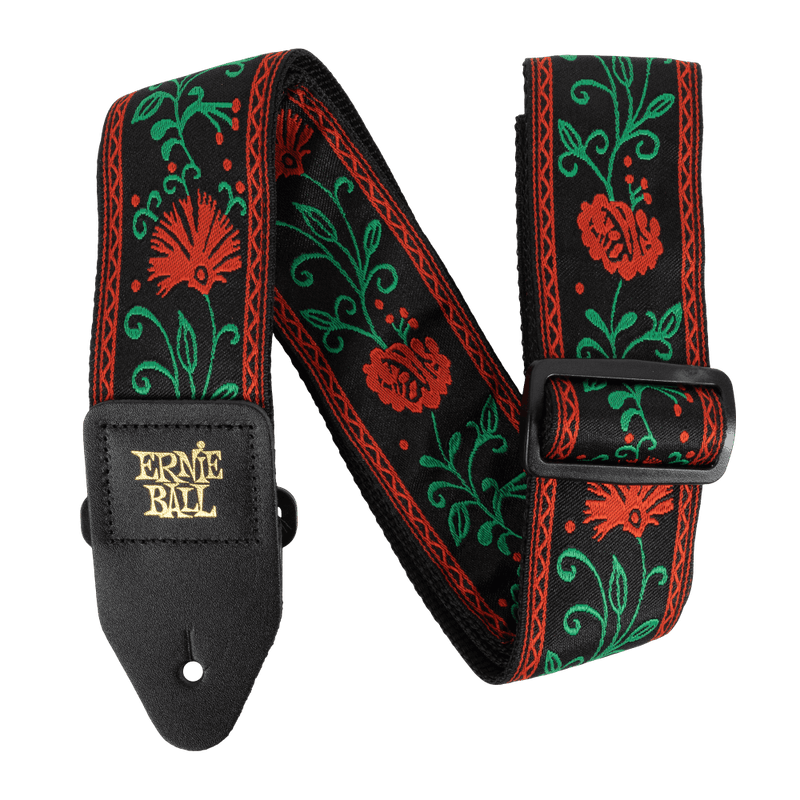 ายสะพายกีต้าร์ Ernie Ball Classic Jacquard Strap Western Rose