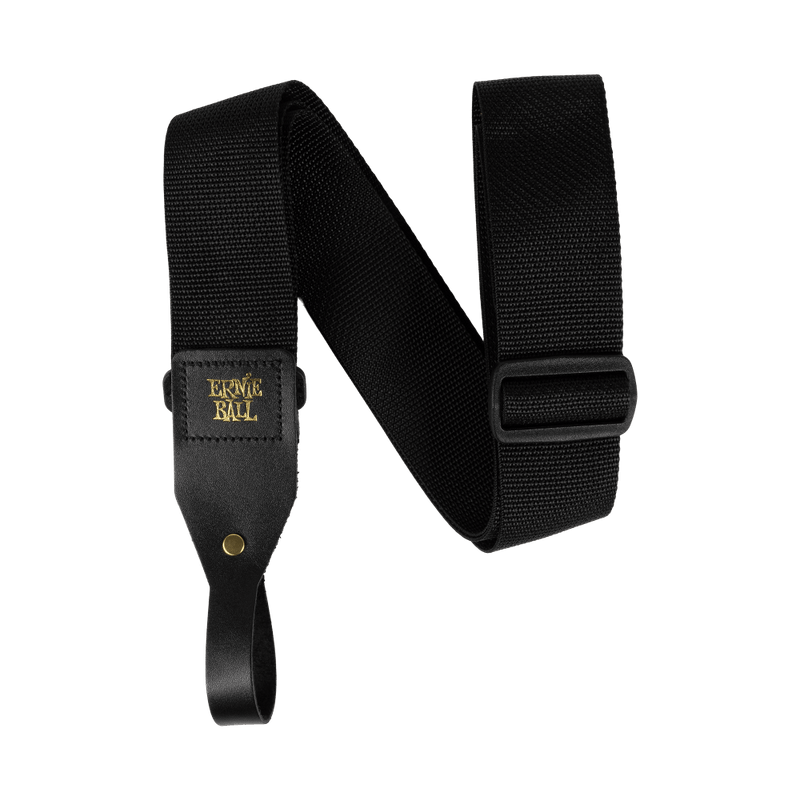 สายสะพายกีต้าร์โปร่ง Ernie Ball Acoustic Guitar Strap Black