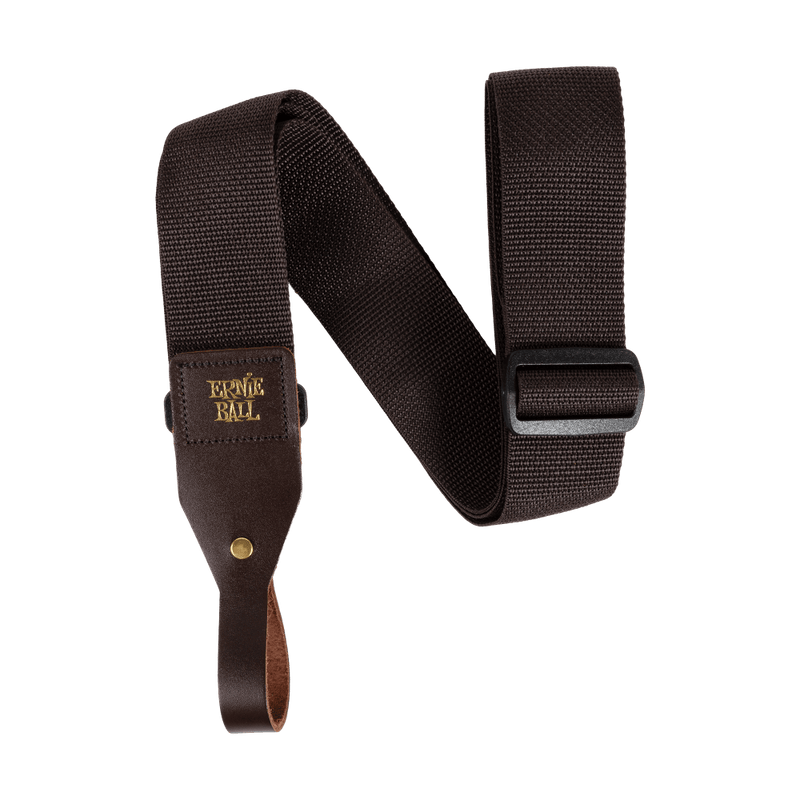 สายสะพายกีต้าร์โปร่ง Ernie Ball Acoustic Guitar Strap Brown