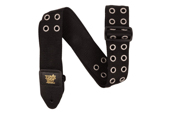 Ernie Ball Premium Guitar Strap/Bass Strap - Hole Lotta Metal Silver สายสะพายกีต้าร์