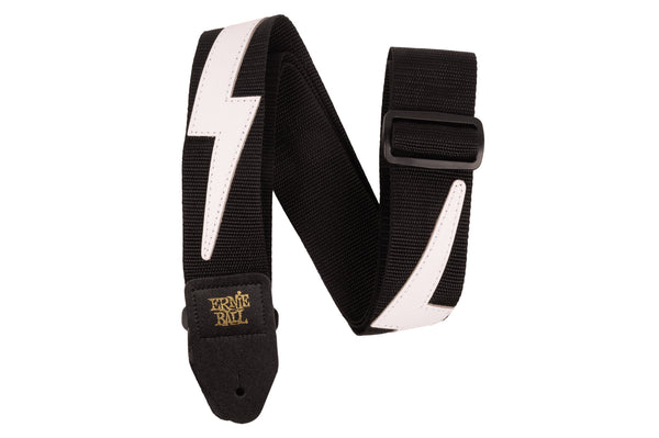 Ernie Ball Premium Guitar Strap/Bass Strap - White Lightning สายสะพายกีต้าร์