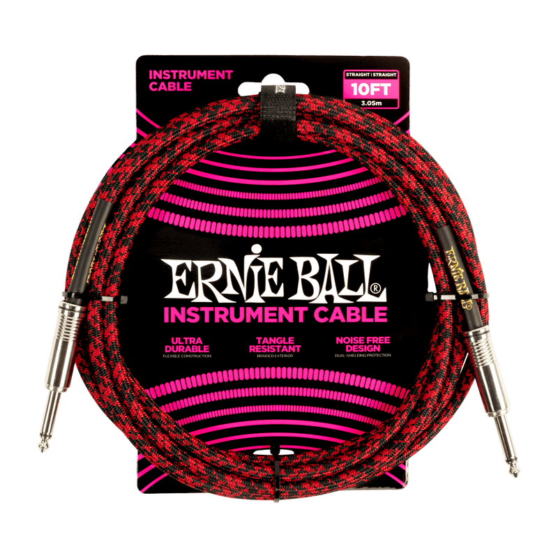 Ernie Ball Braided Instrument Cable Straight/Straight