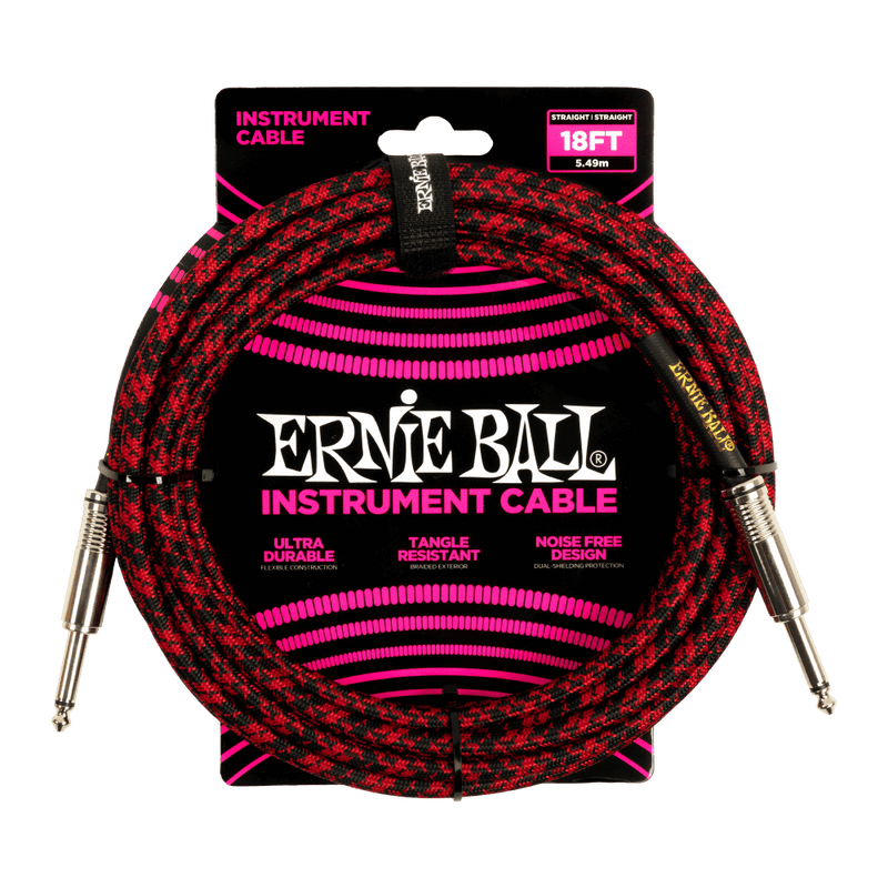 Ernie Ball Braided Instrument Cable Straight/Straight