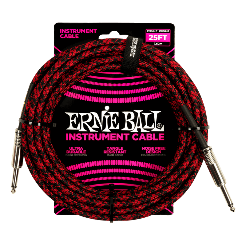 Ernie Ball Braided Instrument Cable Straight/Straight