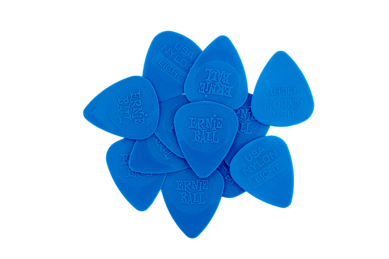 Ernie Ball Injected Molded Nylon Picks (12ตัว)