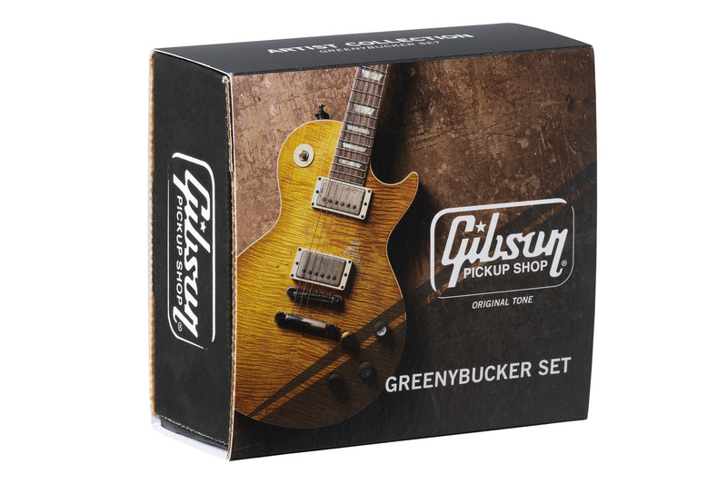 ปิ๊กอัพกีตาร์ Gibson Greenybucker Set (Double black, Nickel cover, Unpotted)