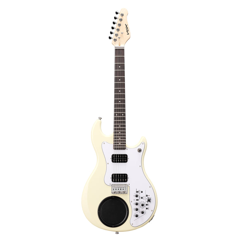 Vox APC-2 Travel Guitars w/ Built-In Speaker and Rhythm, White กีต้าร์ไฟฟ้า