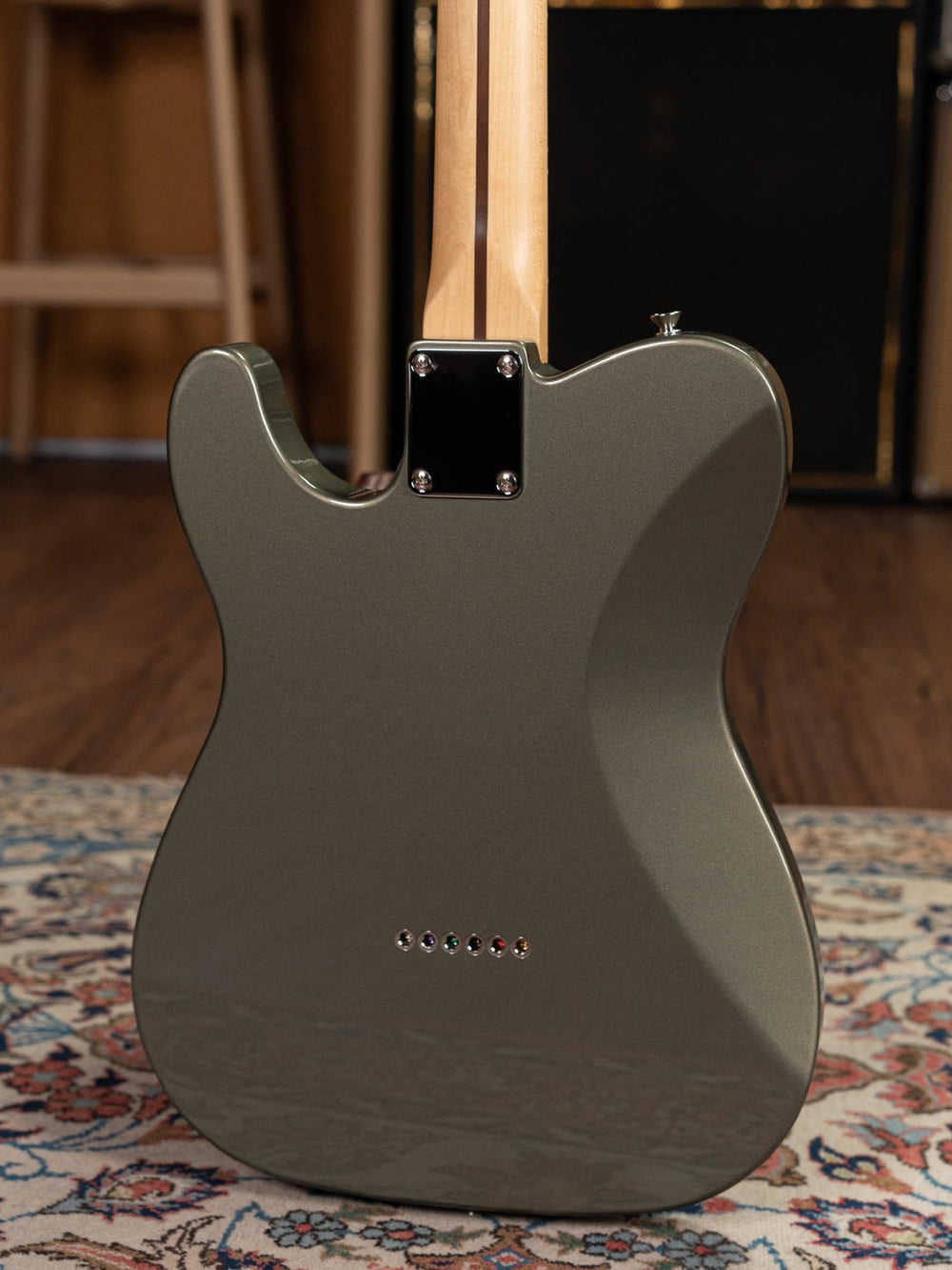 Fender FSR Collection Hybrid II Telecaster, Jasper Olive Metallic 